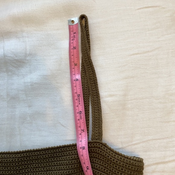 🎉SALE🎉 CARMEN MARC VALVO Green Crochet Lace Midi Dress M - Picture 16 of 17